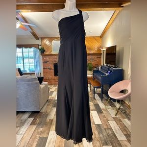 Azazie Carissa Bridesmaid Dress Black